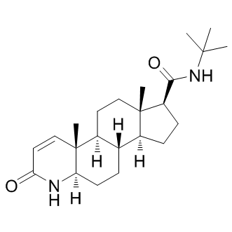 desenho da formula quimica da finasterida